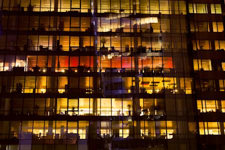 A picture of a building taken from outside