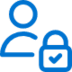 Secure remote access management icon