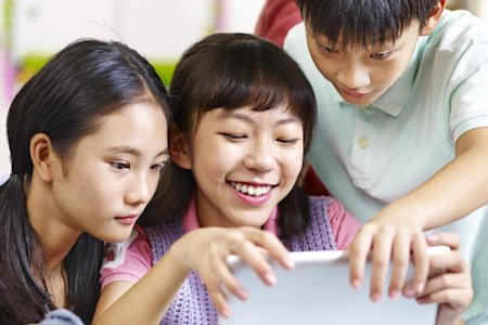 A demonstration of how Splashtop Classroom works for students