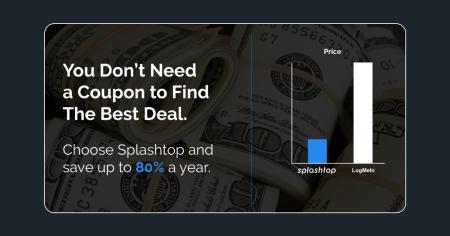 Splashtop will save you more than a LogMeIn coupon or discount