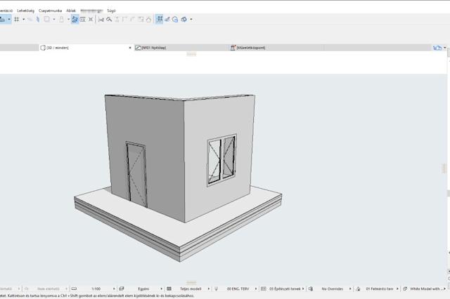 Archicad interface.