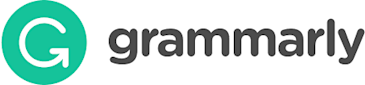 Grammarly logo with a green circle containing a white G on the left and the word grammarly in bold, dark gray letters to the right.