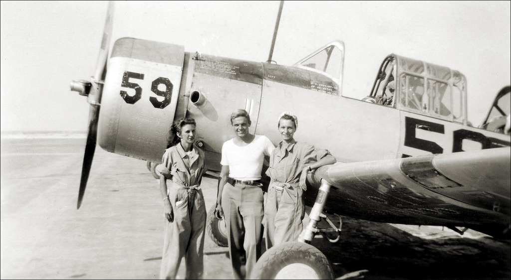 W.A.S.P.-Cadets-and-Vultee-BT-13