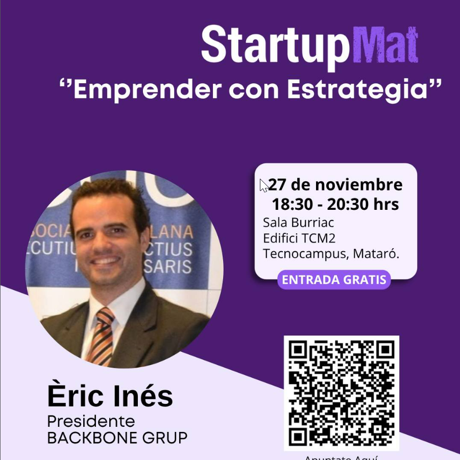 StartupMat - &Egrave;ric In&eacute;s, Presidente @ Backbone Grup