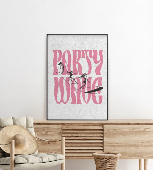 Party wave mockup