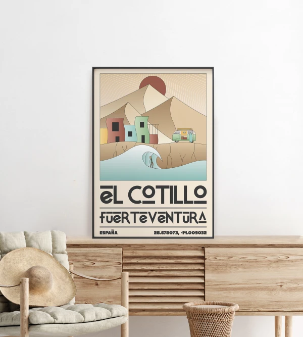 El cotillo poster mockup