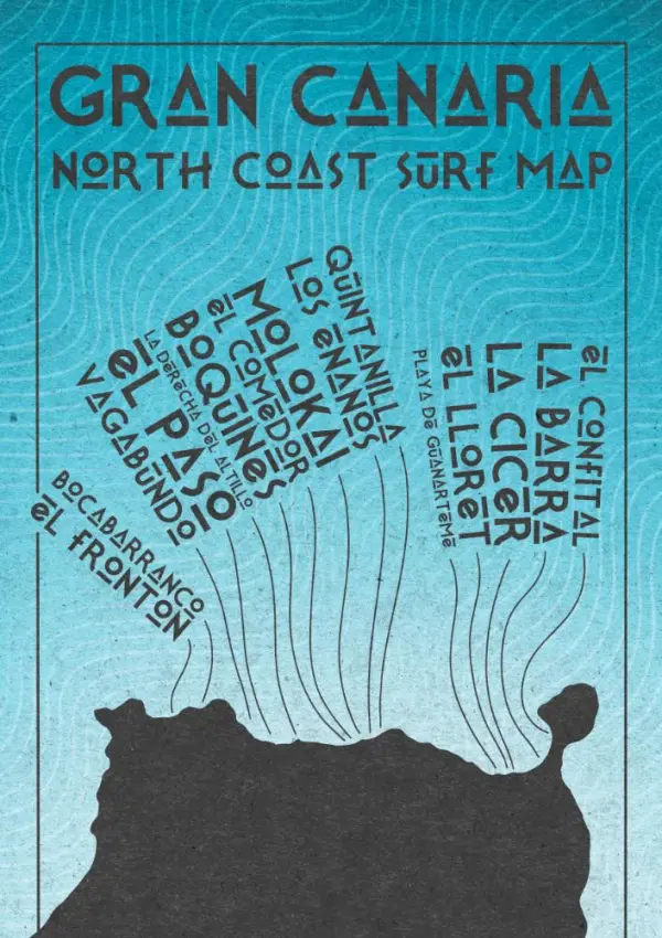 Gran Canaria Surf Map