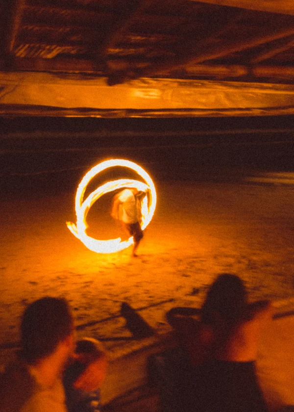 Surf Garage Art Co - Fire performer