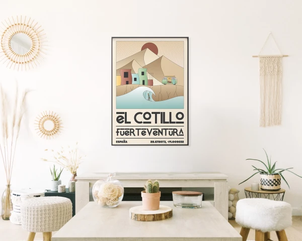 Cotillo Poster mockup