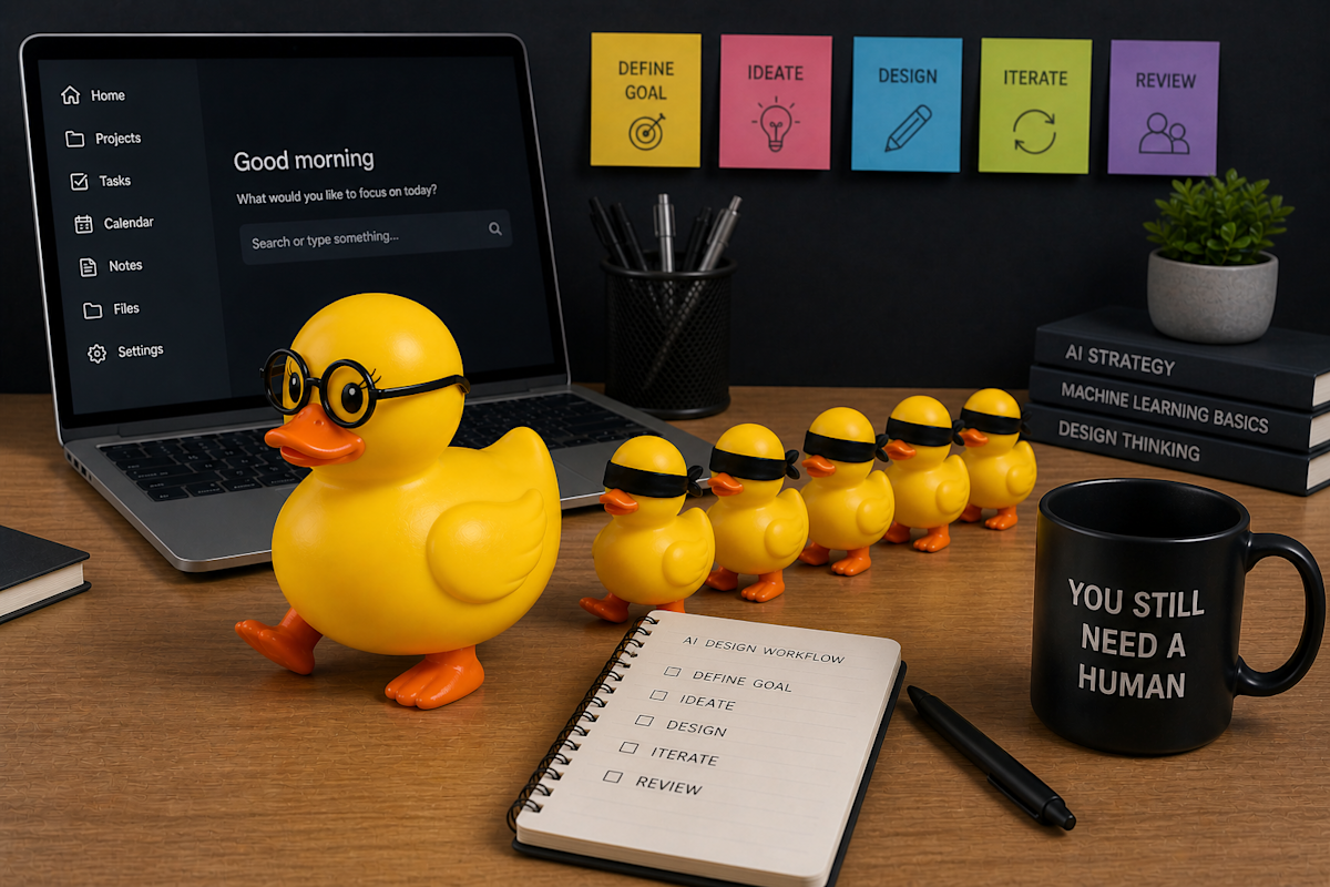 AI, Design and Blind Ducks