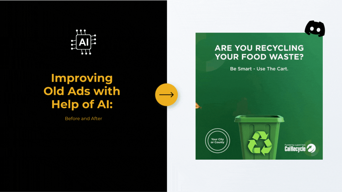 Before & After, improving old ads by using a combination of creativity ...