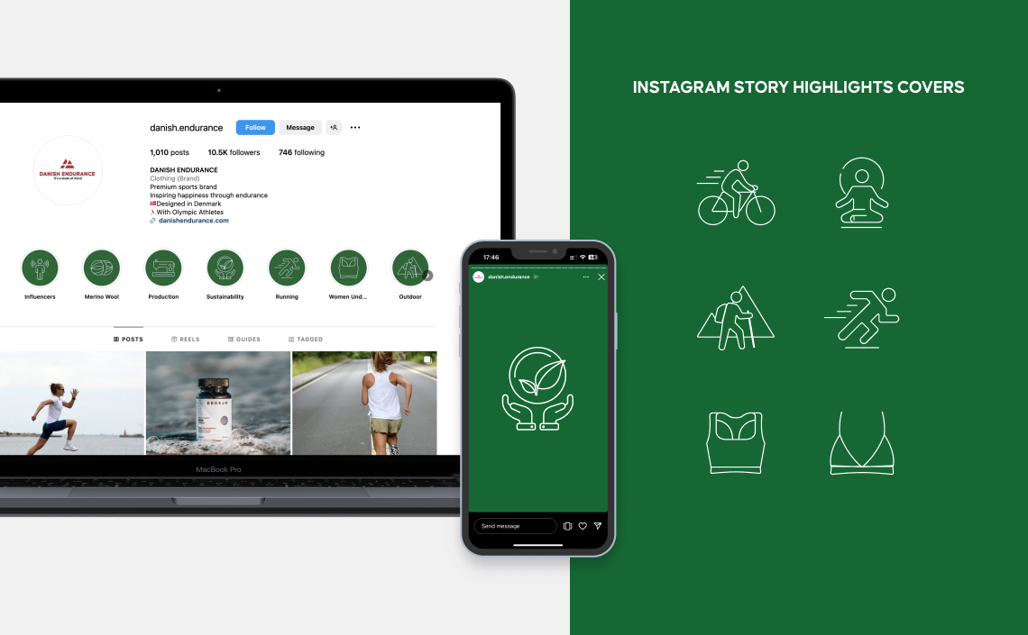 We had a pleasure working closely with a Danish e-commerce client for two years, specializing in sports apparel for various activities. Our collaboration was pivotal in shaping their marketing efforts, where we played a key role in crafting impactful MP4 videos for organic social media posts and attention-grabbing GIFs for paid advertising campaigns.
These social media posts were thoughtfully aligned with other marketing materials such as newsletters and web banners, ensuring a cohesive and compelling brand presence across diverse platforms.