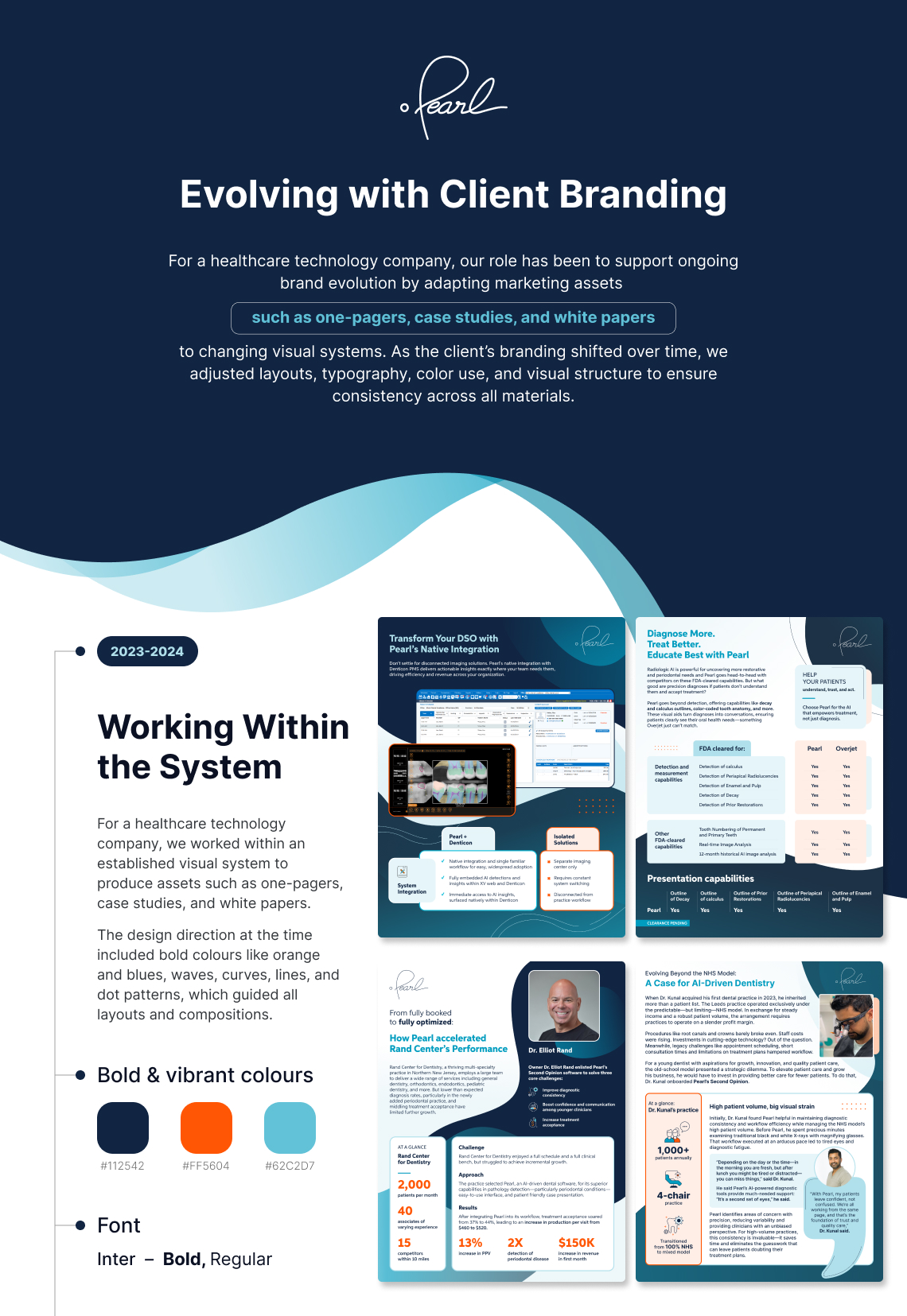 Brand Evolution & Design System for Healthcare Technology Client