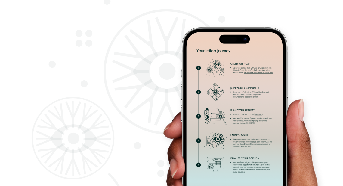 Imiloa — infographics for onboarding processes