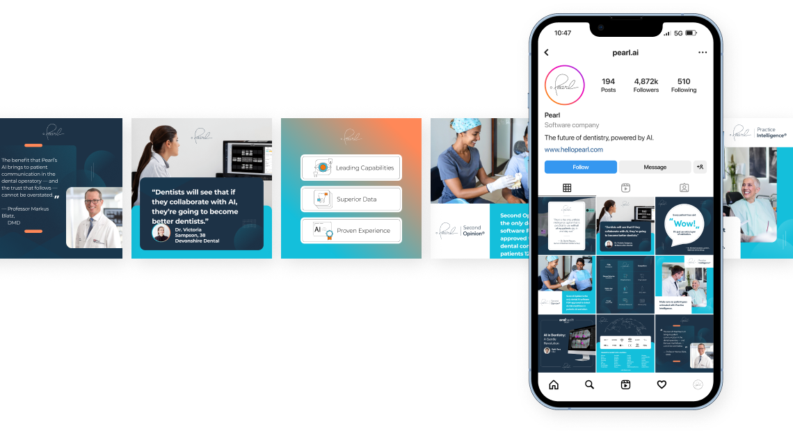 Pearl AI — social media templates