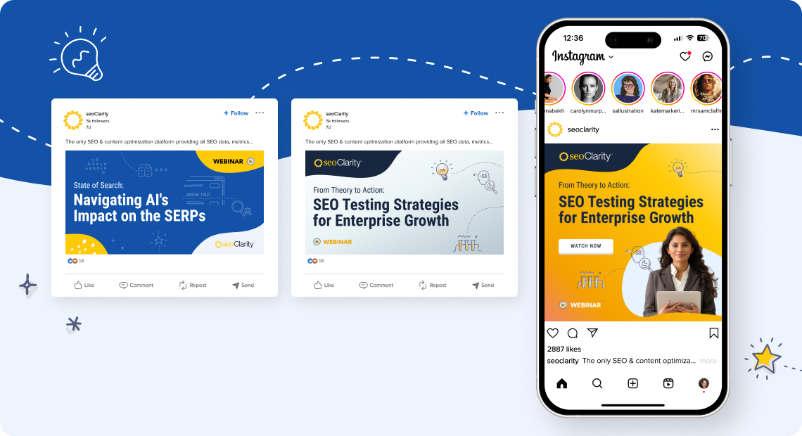 High-Performance Social Media Ads for seoClarity