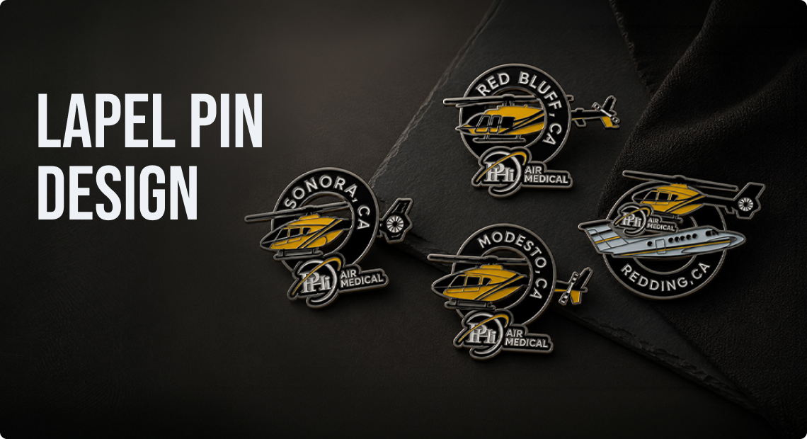 Custom Enamel Pin Design for Air Medical Services