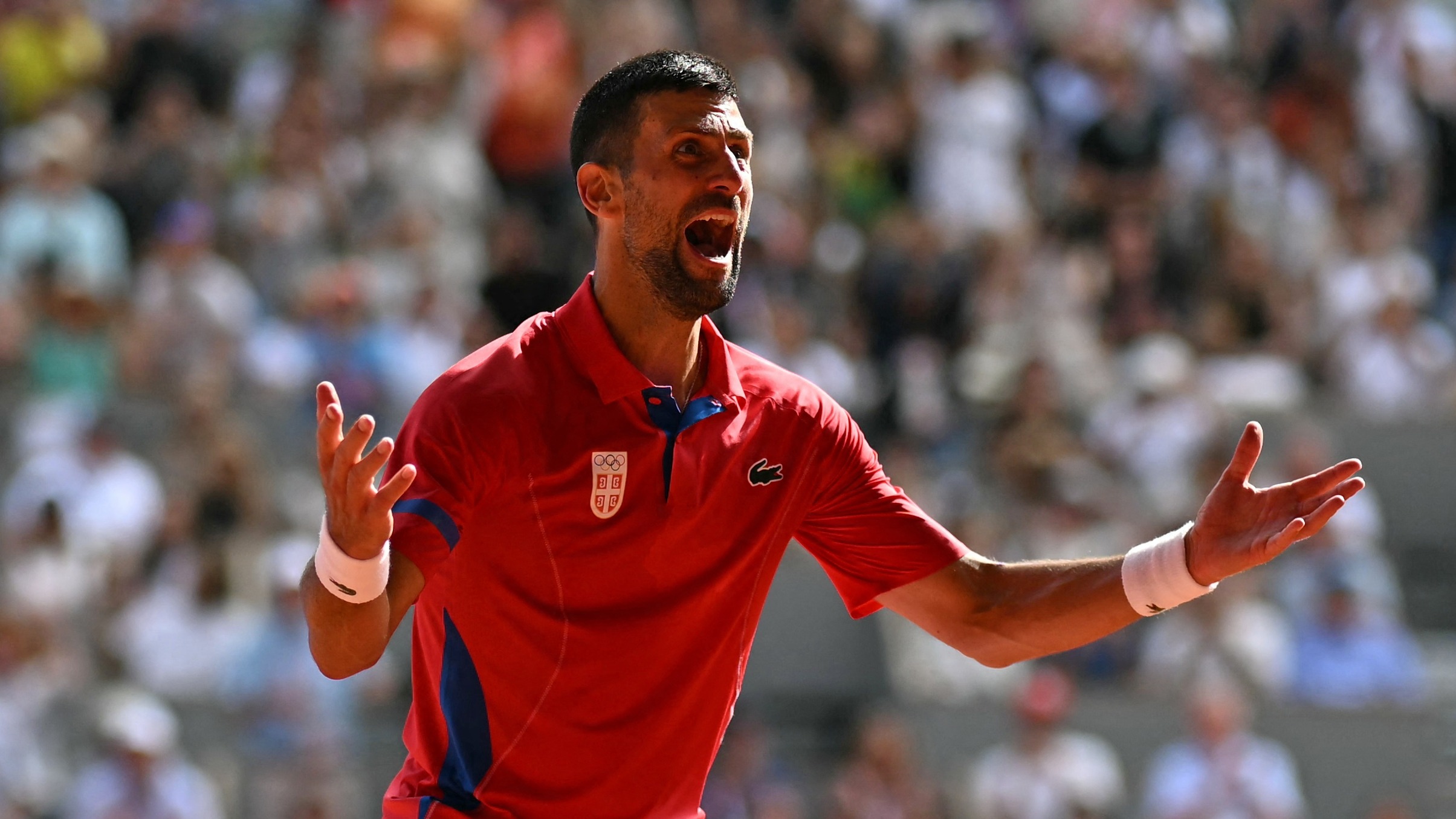 Image: Djokovic Moment of Victory