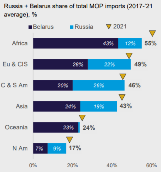 Russia Belarus share of MOP imports