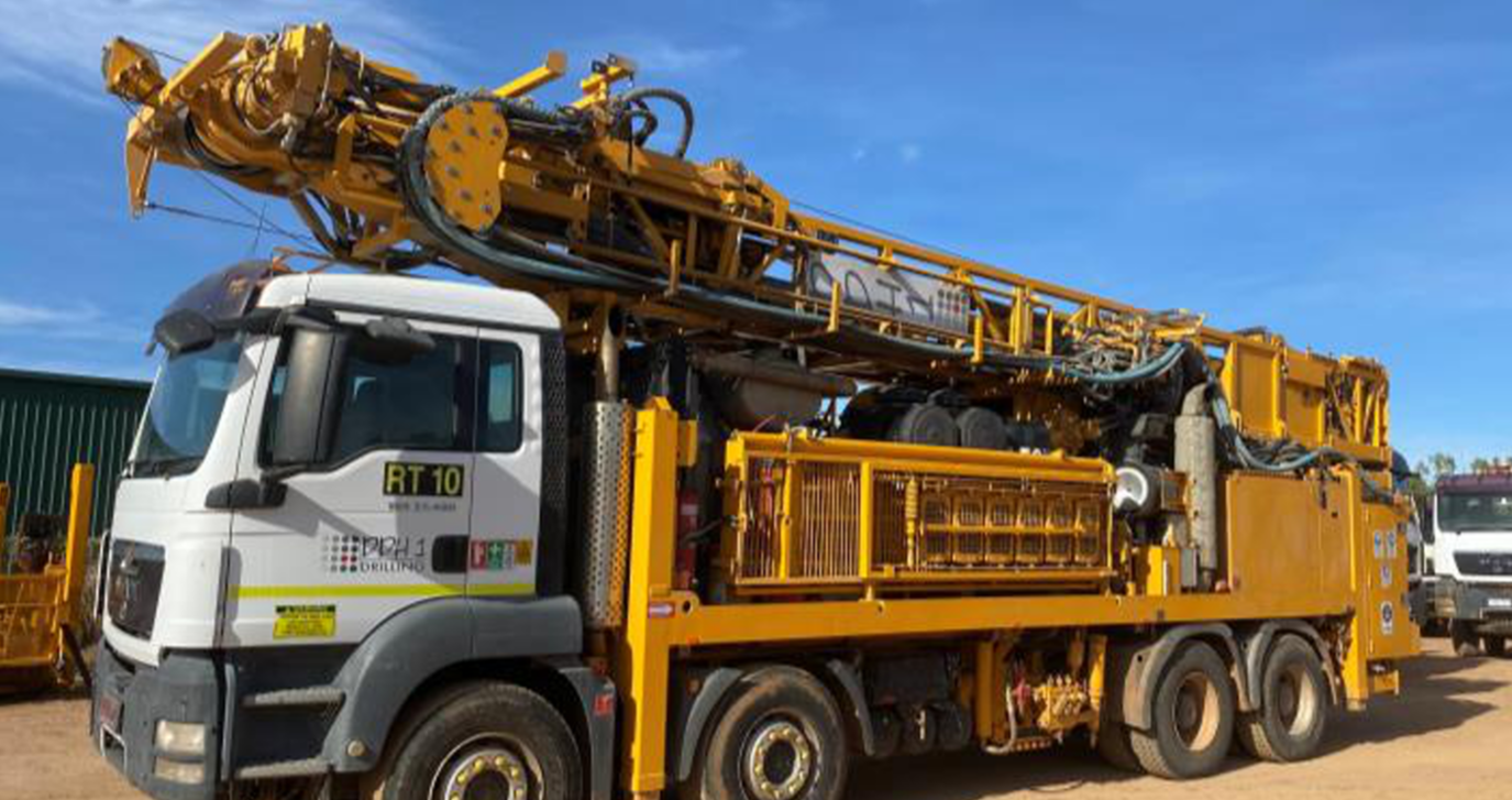 Drill rig at a Inca Minerals project