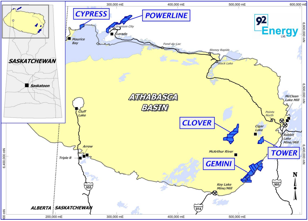(Source: 92 Energy) The shape of the company's Canada acreage