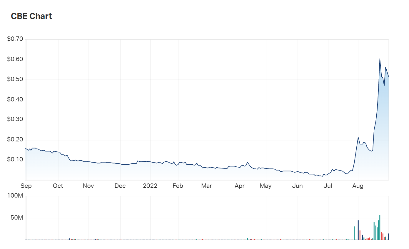 Cobre Limited's one year charts exemplify the significance of 2022 for the company's performance 