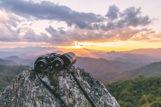 Outlook binoculars positive