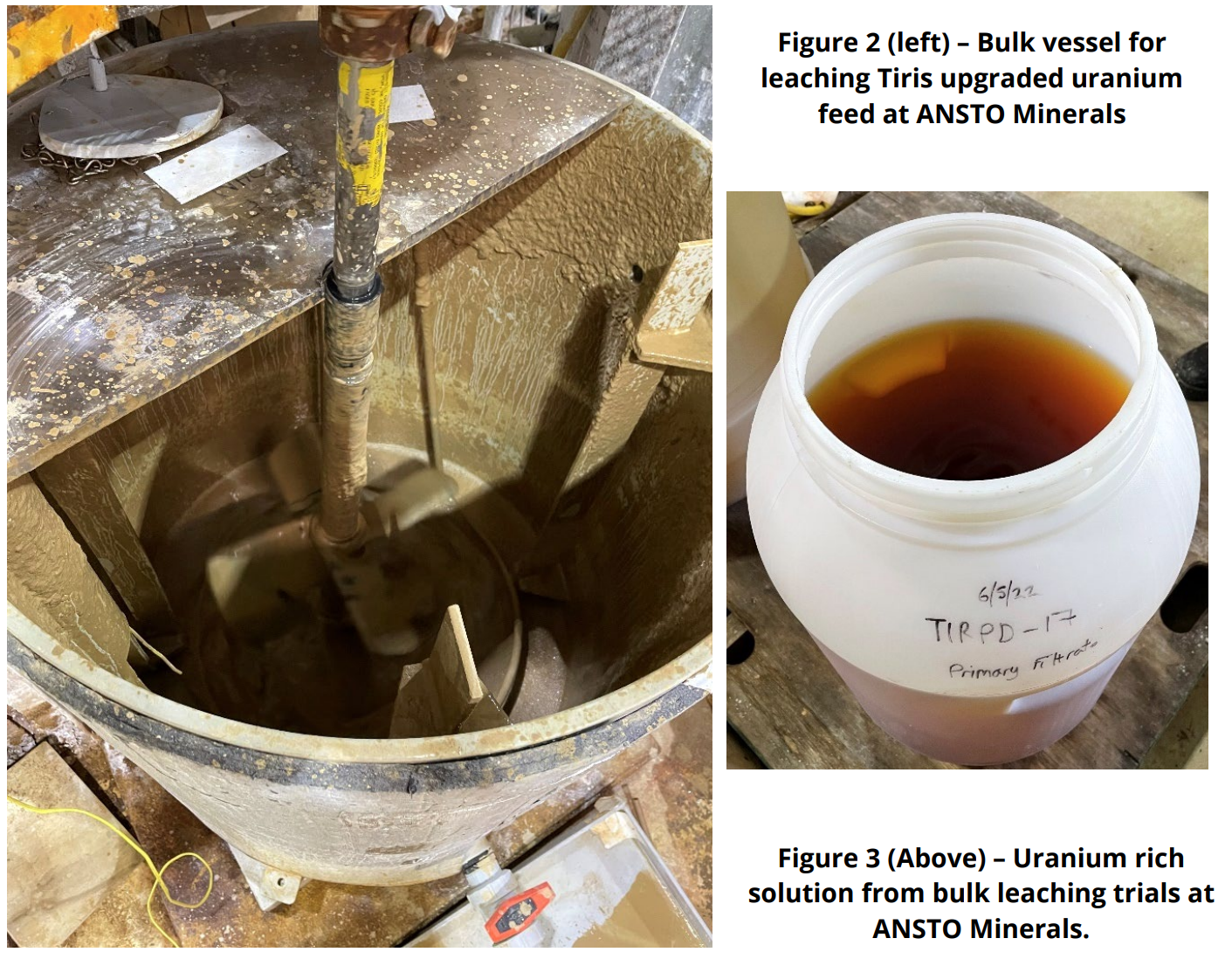 Humble but high-impact: a snapshot of concentrated uranium solution at ANSTO's facilities in Oz 