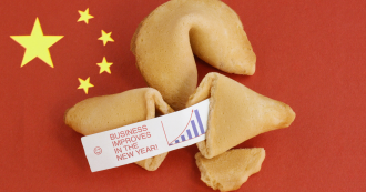 Chinese Economy Fortune Cookie, New Year Business to Improve
