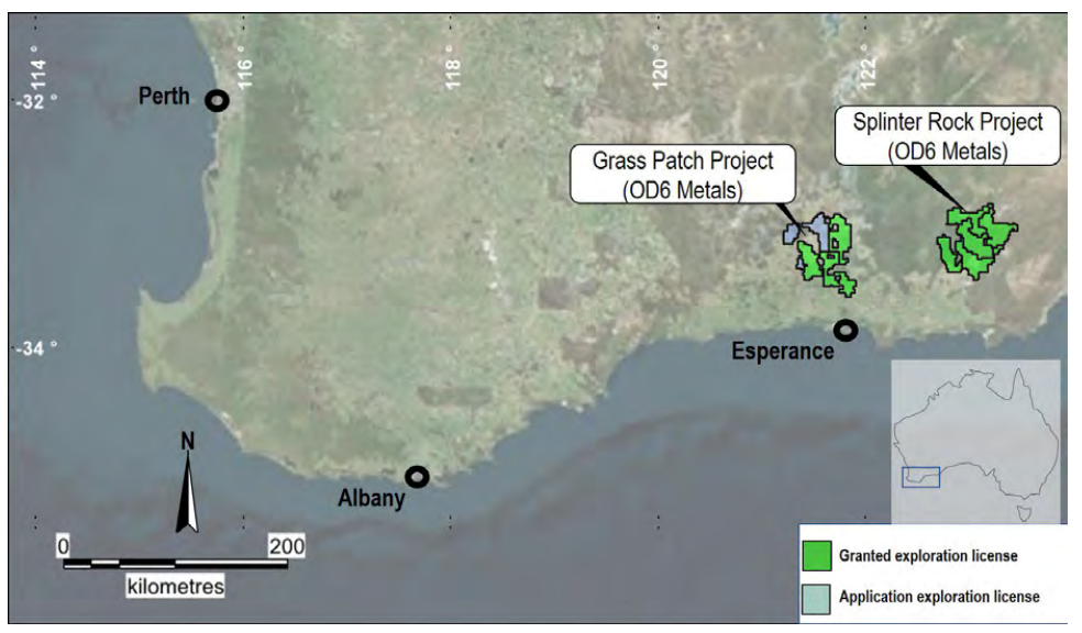 Odette 6 project locations