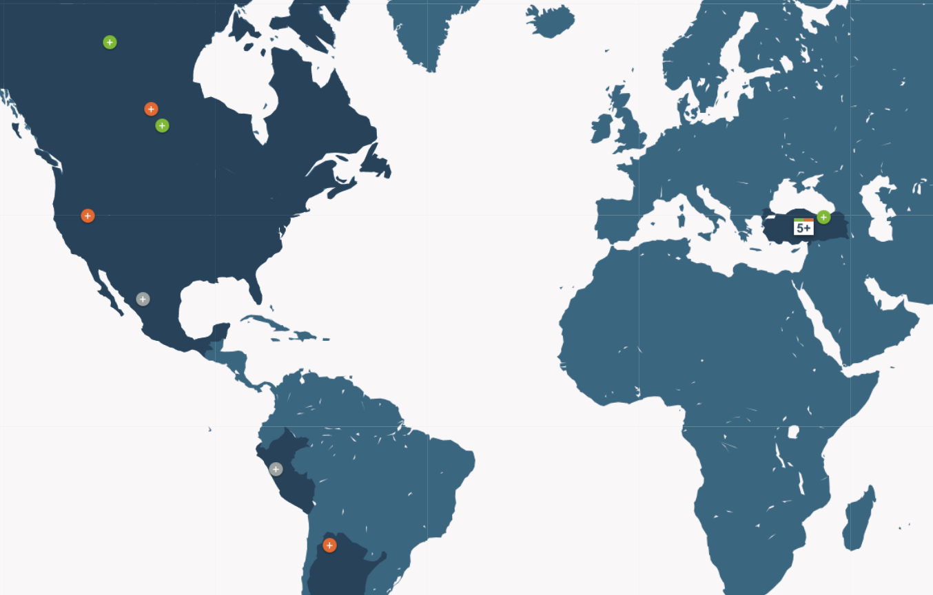 (Source: SSR Mining) a map pinpointing the company's projects 