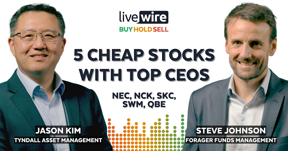 Buy Hold Sell: 5 low P/E stocks with top management teams