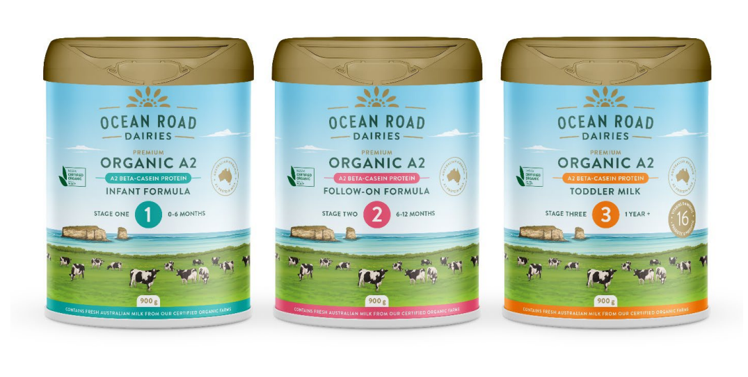 (Source: Australian Dairy Nutritionals) A look at the product design of the Ocean Dairies formula range 