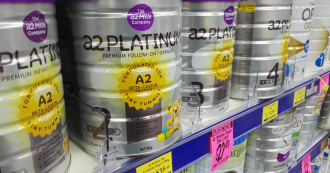 a2 milk infant formula cans