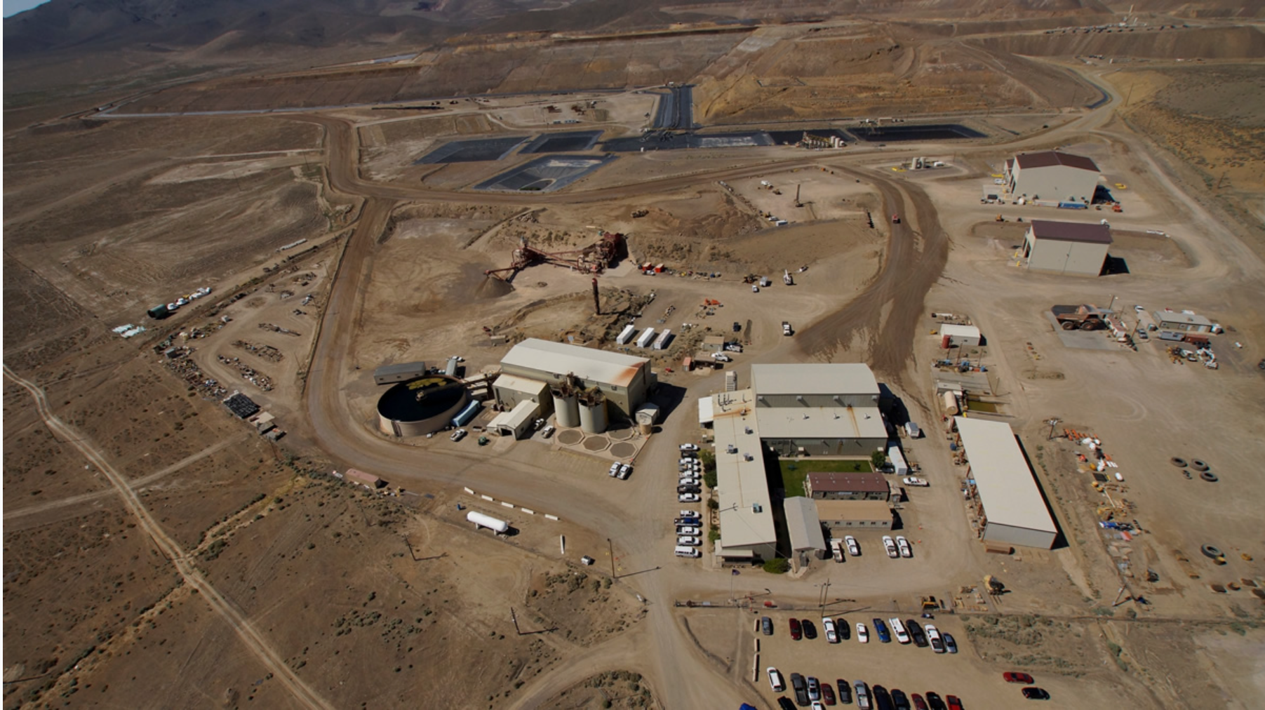 (Source: SSR Mining) aerial photo of the company's Marigold project 