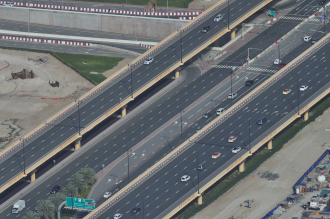 Multi-lane freeways