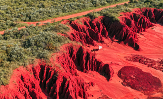 Red hills outback Western Australia WA