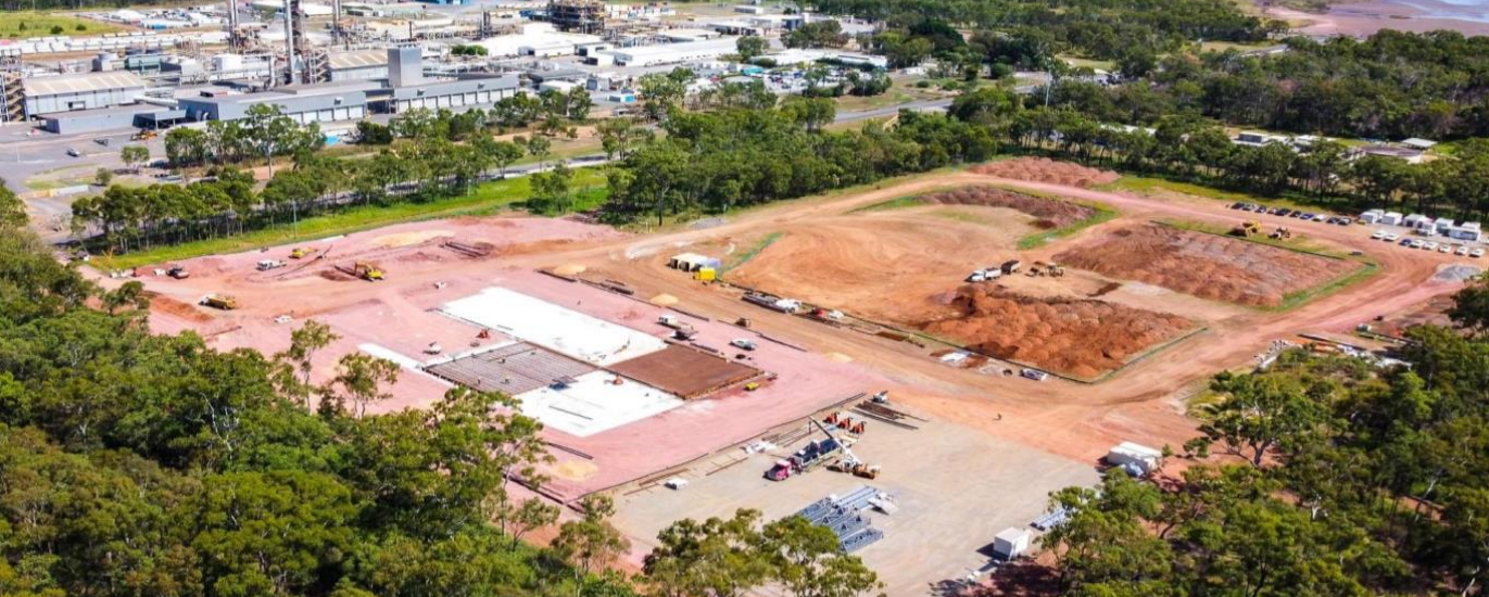 Aerial overview of HPA FIrst Project