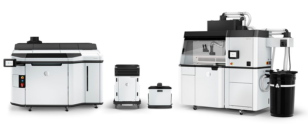 HP’s Multi-Jet Fusion (MJF) 3D printer can print polymer parts at production levels.
