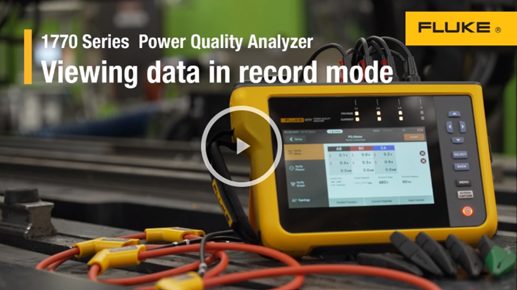 Top 5 power quality issues you can solve with the Fluke 1770 power quality analyzers video 2 thumb