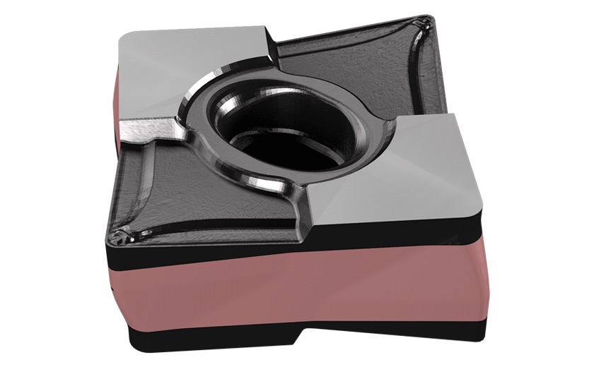 Iscar’s CXMG carbide turning insert is a smaller, stubbier alternative to the CNMG 432.