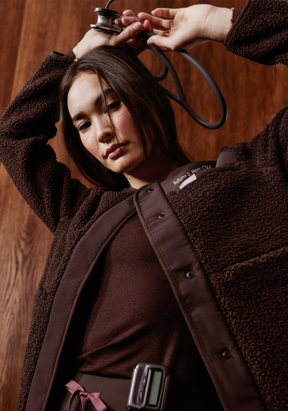 Women's Bouclé Jacket - Black · FIGS