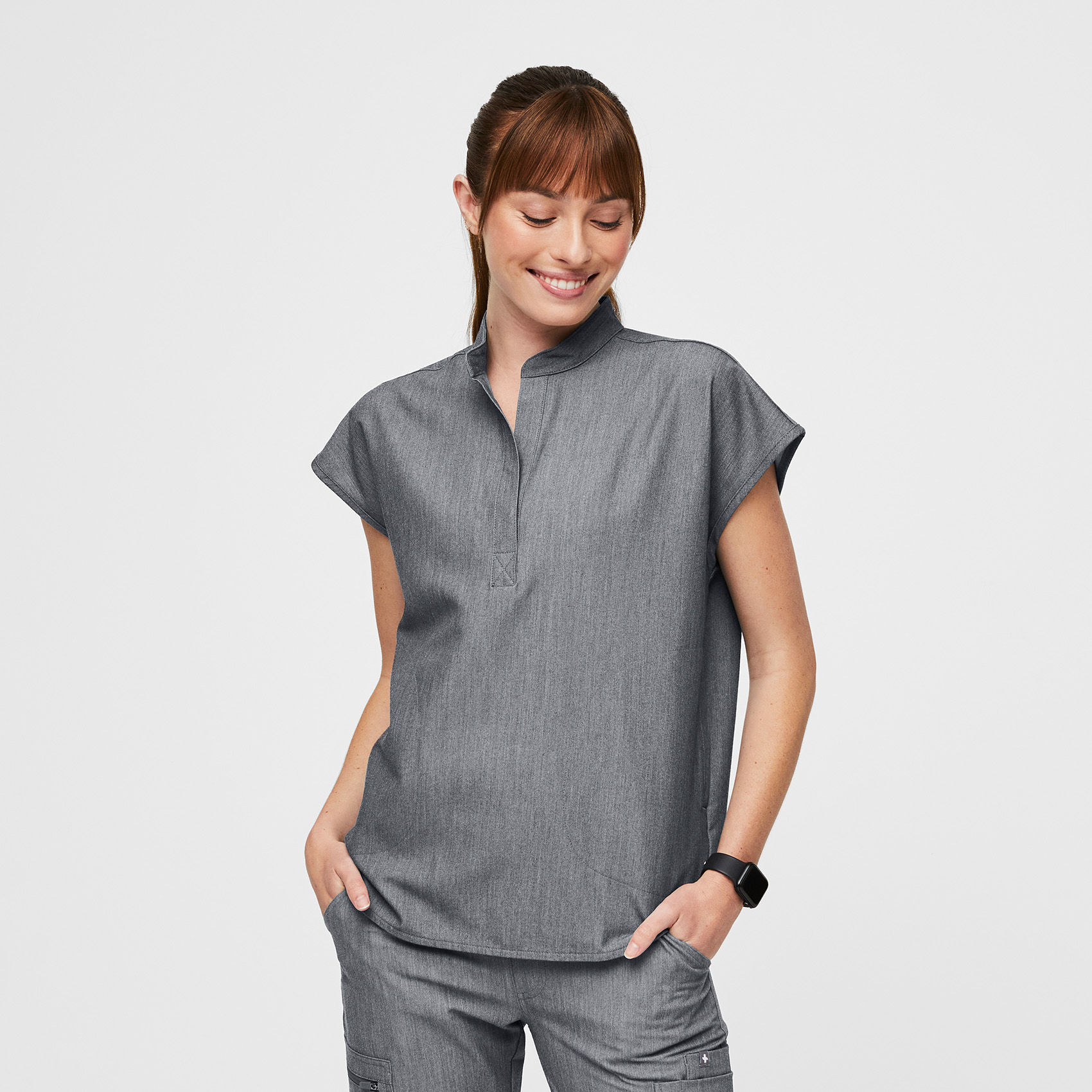 Womens-Rafaela-Top-graphite-S-