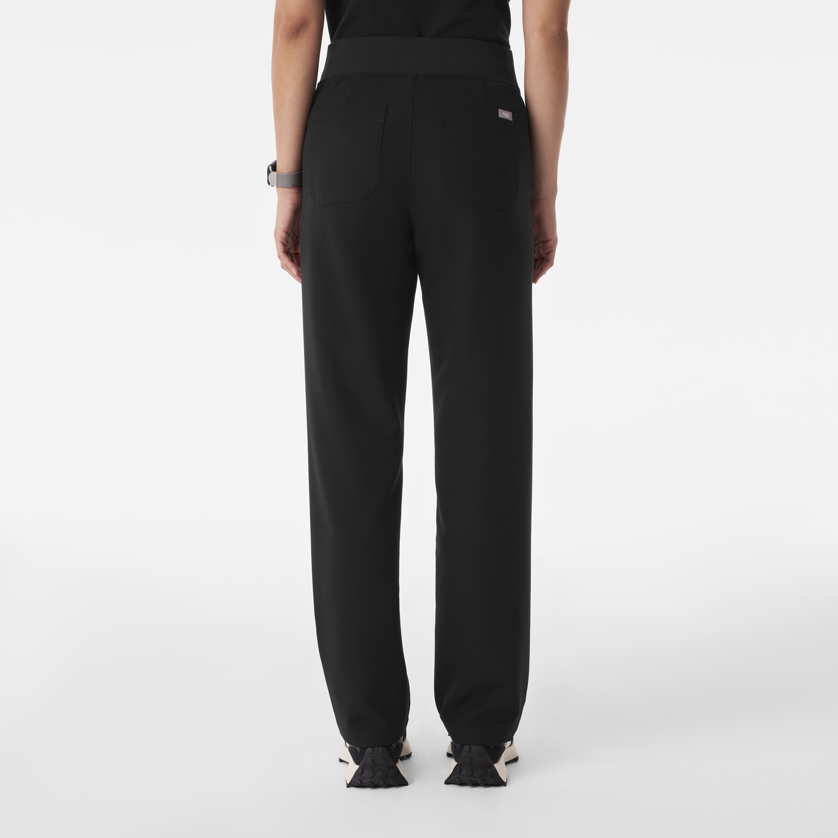 Women's Livingston High-Rise Straight-Leg Scrub Pant™ - Black · FIGS