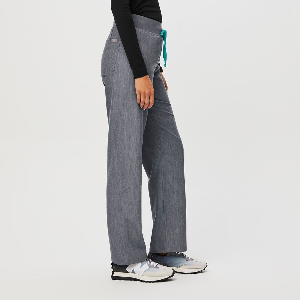Women’s High Waisted Livingston Scrub Pants™ - Graphite · FIGS