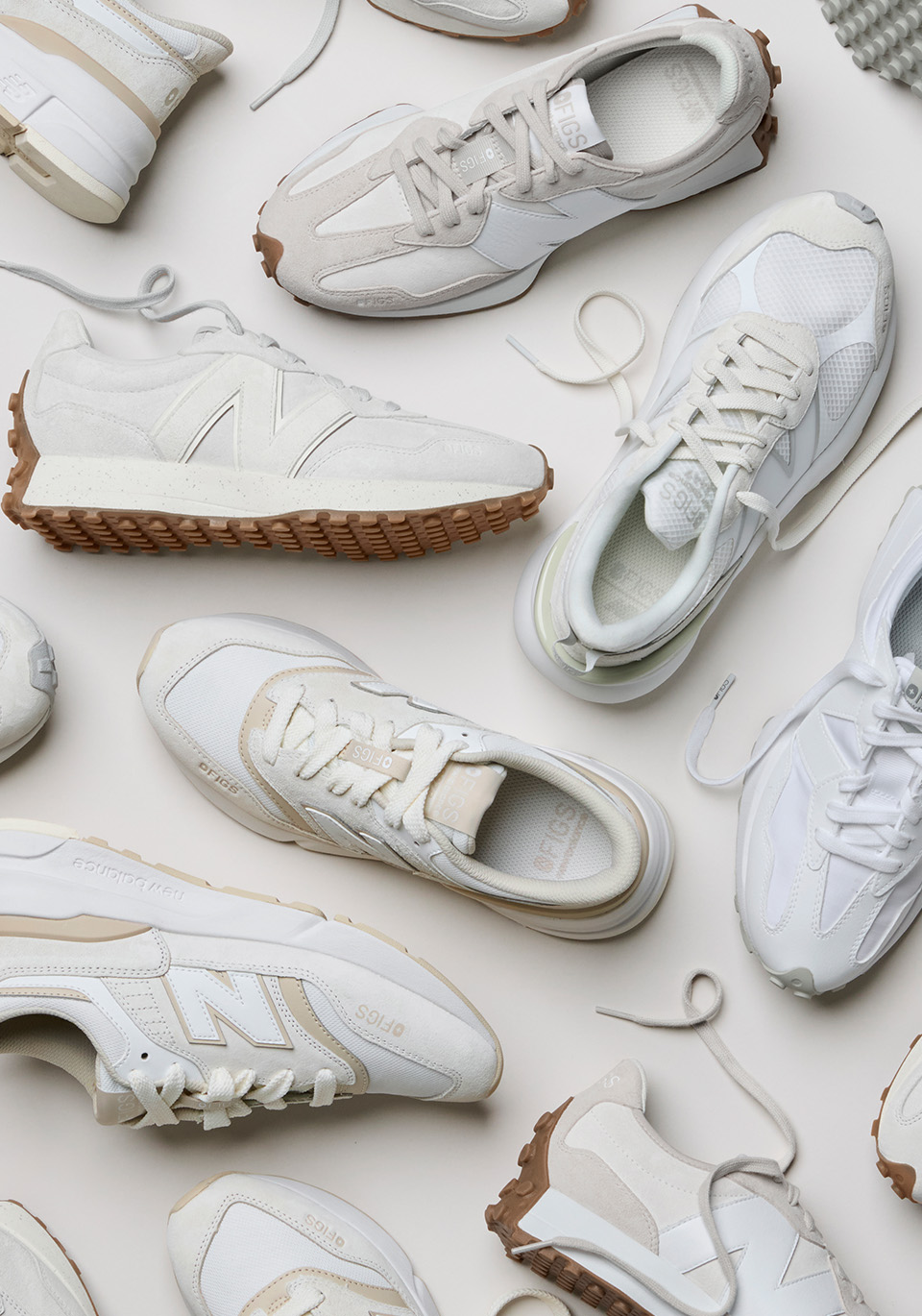 FIGS | New Balance 327 - White