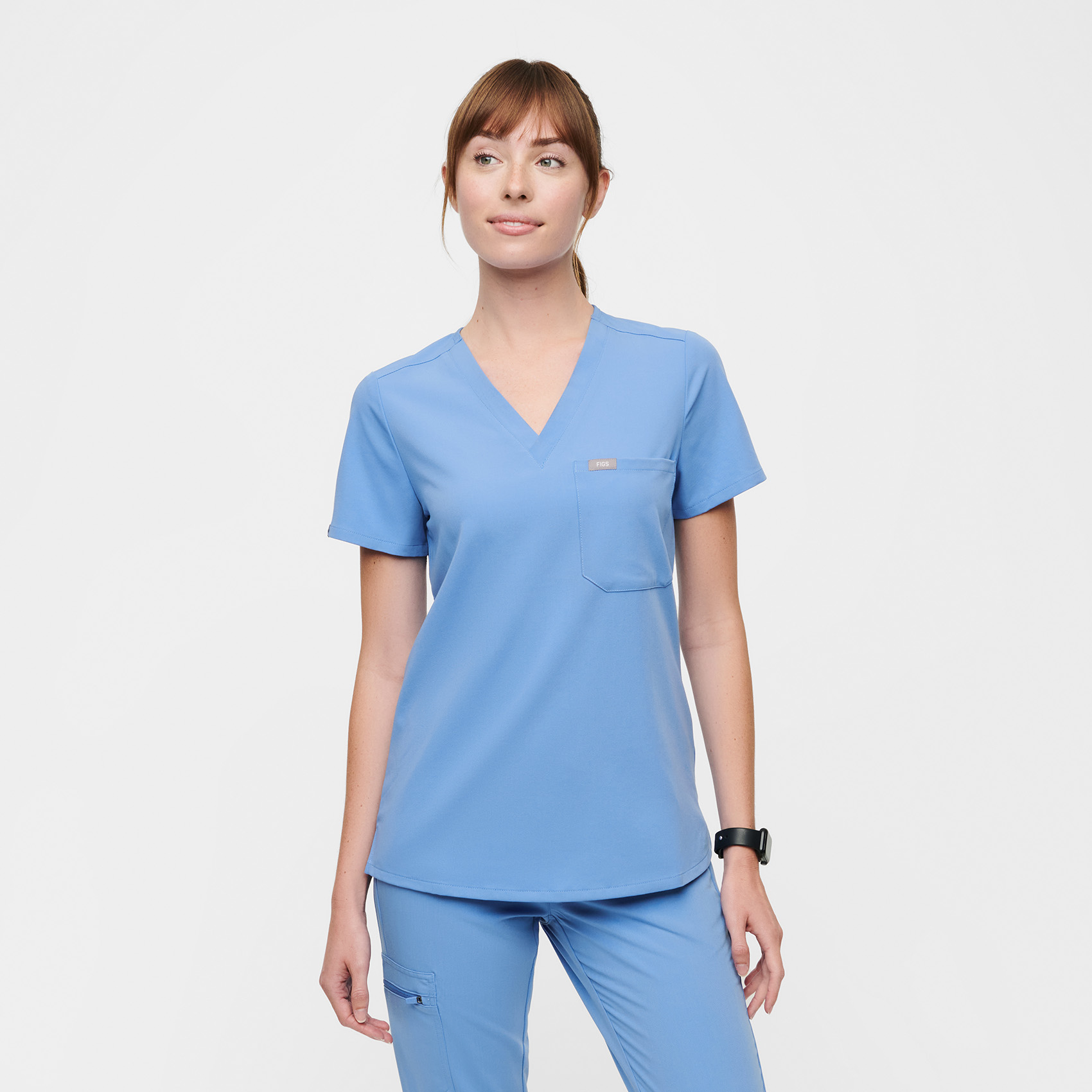 Women's Catarina Scrub Top™ - Ceil Blue · FIGS