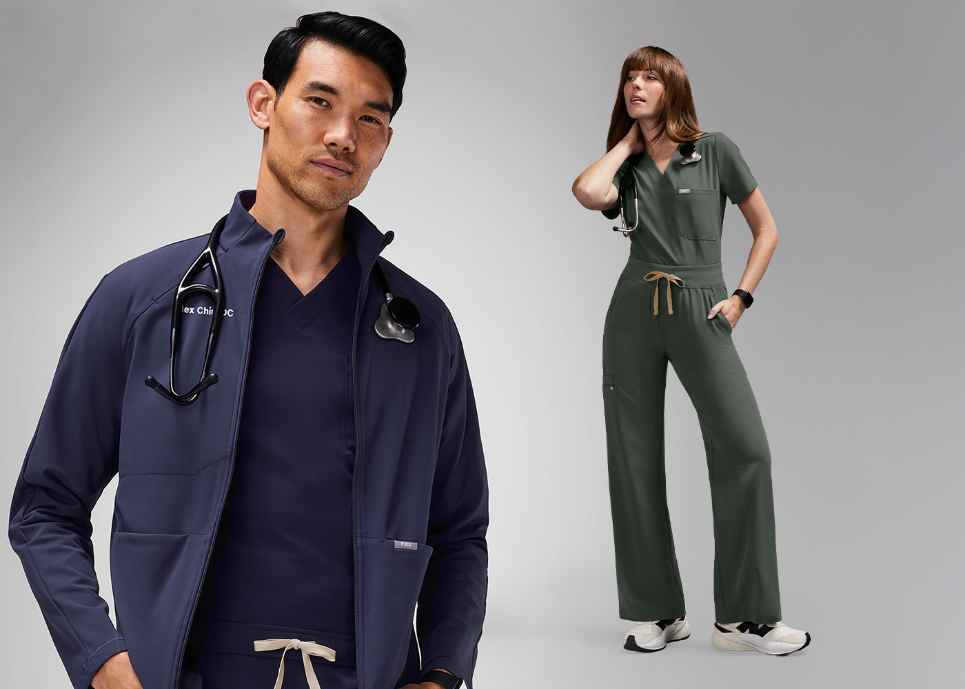 FIGS スクラブ Amazon.co.jp: FIGS 医療スクラブ メンズ レオン ツーポケット