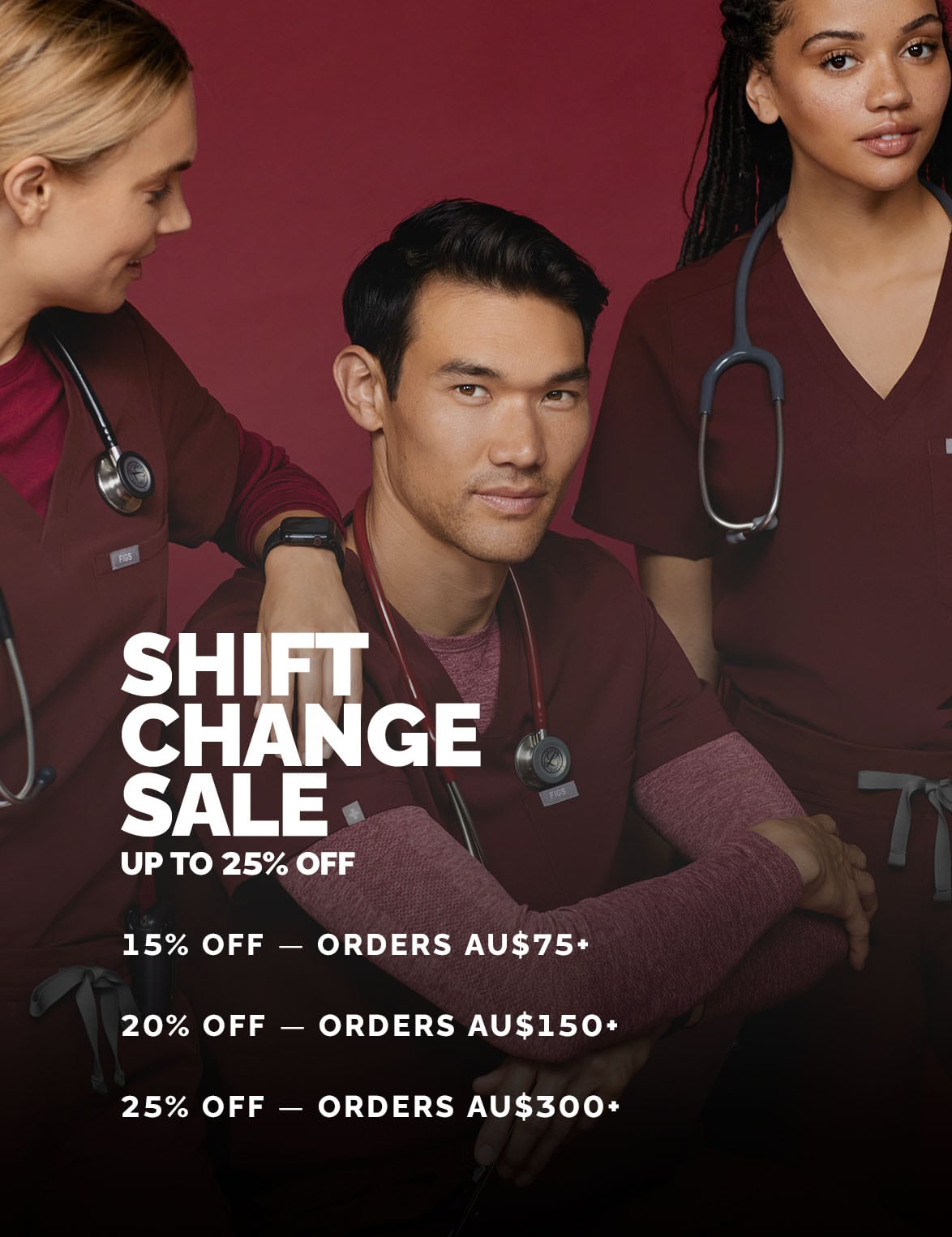 SHIFT CHANGE SALE · FIGS