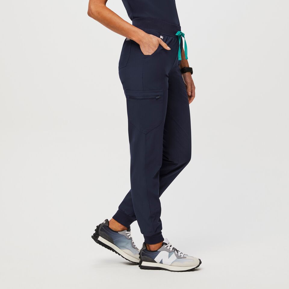フィットネスボトムス AMBUSH Women Pants BWCH008F23FLE001 4600 Blue GRSP500 Grey's Anatomy Spandex Stretch Women's Kim Scrub